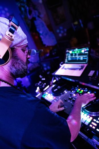 DJ Chief on the decks