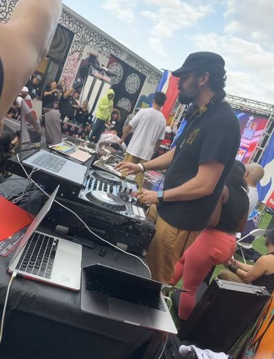 DJ Chief on the decks