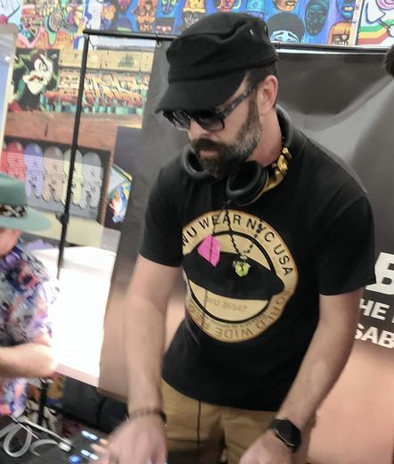 DJ Chief on the decks