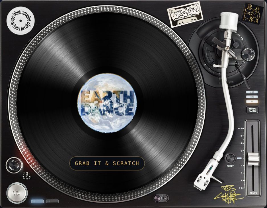 DJ Chief's virtual Technics turntable